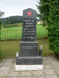 Kašovice, památník ruského partyzána