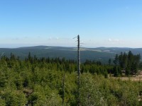 Pohled ze Sklářského vrchu na Javornou