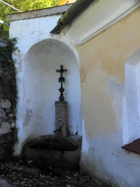 Kašperské Hory, pramen u kaple P. Marie Klatovské