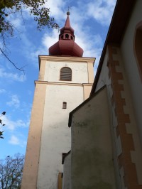 Strážov, věž kostela sv. Jiří
