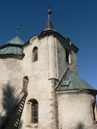 Zborovy, věž kostela
