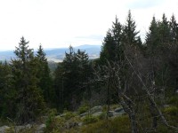 Popelná hora, pohled na Boubín