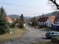 Frymburk, východní část obce