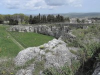 Akrai, pohled do lomu