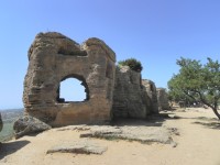 Agrigento, skály u Via Sacra