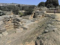 Agrigento, v západní části areálu