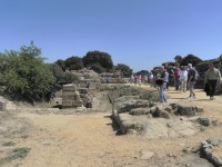 Agrigento, v okolí Diova chrámu