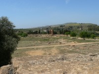 Agrigento, v zapadní část areálu