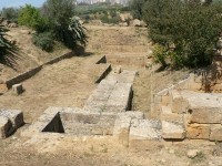 Agrigento, základy domů