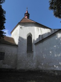 Záboří, okno presbytáře