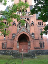 Varnsdorf, průčelí Červeného kostela