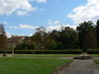Liběchov, zahrada při jižní straně zámku