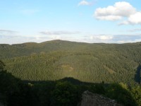 Tolštejn, pohled na Pěnkavčí vrch