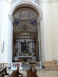Noto, boční oltář katedrály