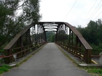 Dolní Poříčí, na mostě přes Otavu