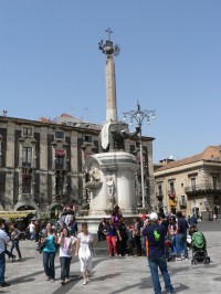 Catania, symbol města - sloní fontána