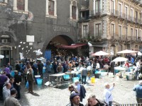 Catania, vstupní část tržnice