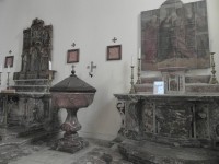 Taormina, křtitelnice v katedrále