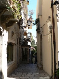 Taormina, ulička z pohádky