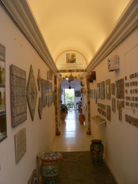 Taormina, obchod s keramikou
