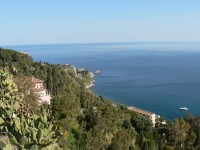 Taormina, pohled na moře