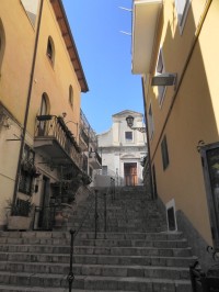 Taormina, v jedné z bočních uliček