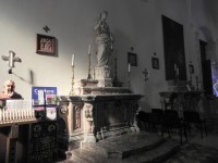 Taormina, boční oltář katedrály