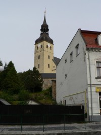 Chřibská, věž kostela sv. Jiří