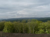 Roštejn, pohled z věže hradu