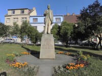 Přeštice, socha T. G. Masaryka na náměstí