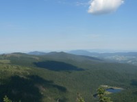 Malé Javorské jezero, pohled z Velkého Javoru