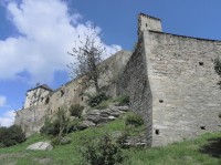 Lipnice nad Sázavou, jihozápadní strana hradu