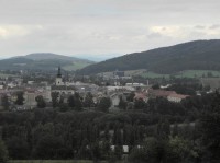 Pohled z Pastviska na město
