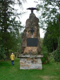 K pomníku napoleonských válek u Jevíčka.