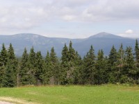 Černá hora - výhledy od hotelu Černá Bouda