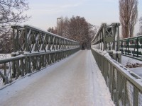 Hradec Králové - Železný most přes Orlici - klapák