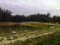 Na Olšině, retenční nádrž - Hradecké lesy
