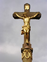 Holice - kamenný kříž