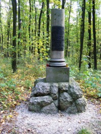 Les Svíb - pomník II praporu rakouského 21. pěšího pluku.