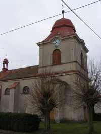 Velký Vřešťov - kostel Všech svatých