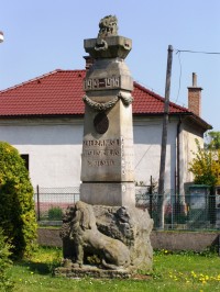 Třesovice - pomník obětem 1. sv. války