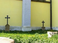 Dohaličky - pomníky bitvy r. 1866 u kostela