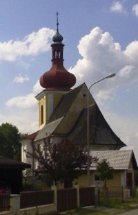 Křivice - kostel sv. Vavřince