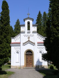 Opočno - hřbitovní kaplička a sv. Antonín Paduánský
