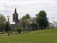 Nebeská Rybná - kostel sv. Filipa a Jakuba