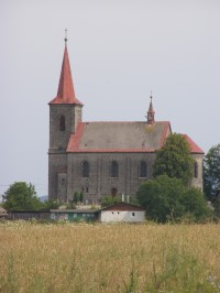 Újezd pod Troskami - kostel sv. Jana Křtitele 