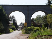 Stará Paka - železniční viadukt  