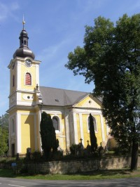 Chroustov - kostel nanebevzetí Panny Marie