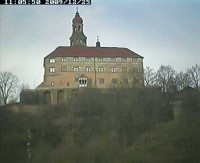 Webkamera - Náchod - zámek (foto pořízeno z webkamery provozovatele http://www.zblizka.cz/cesko/kralovehradecky/161-nachod-zamek/)