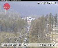 Webkamera - Tatranská Lomnica (foto pořízeno z webkamery provozovatele http://www.internety.cz/webkamery/webkamera-vysoke-tatry-tatranska-lomnica.php)
